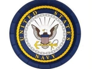 US Navy Official Crest Military Branch Party Table Paper Supplies & Decorations