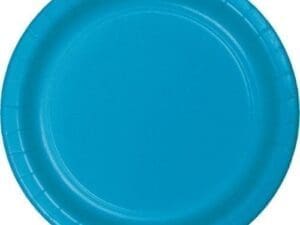 turqoise Dinner Plates, 9", 24pk