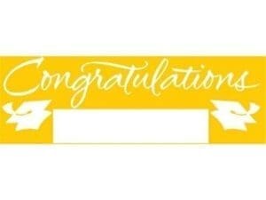 Congratulations Graduation Party Banner