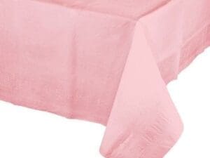 Classic Pink Paper Tablecloth, Each