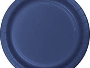Luncheon Plates, 7", 24pk navy blue