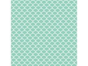 Mint Scallop Photo Backdrop