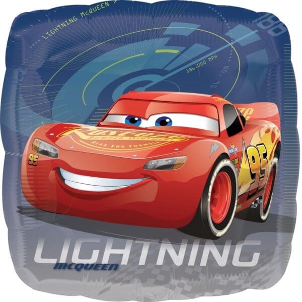 HX Cars Lightning Mylar Balloon