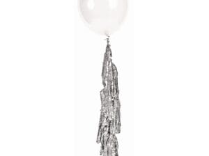 Lrg Balloon Tassel Silver
