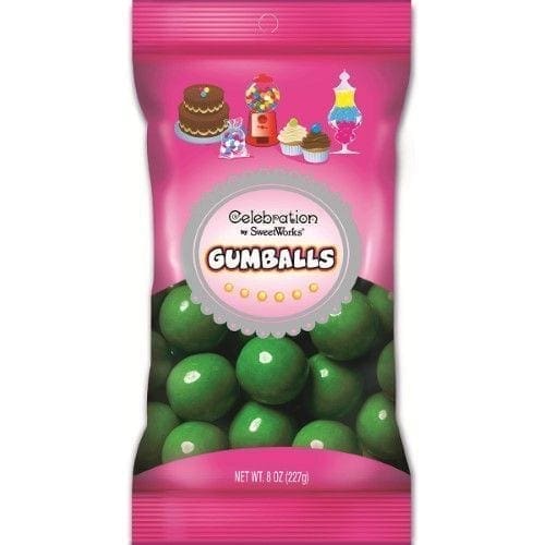 Green Solid Color Gumballs