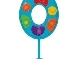 Flashing Number 0 Cake Topper Decoration