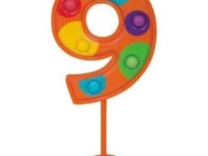 Flashing Number 9 Cake Topper Decoration