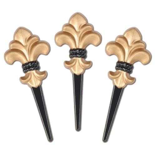 Fleur De Lis Picks - Pack of 12