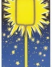 Number Zero Shaped Sparkler