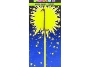 Number One Shaped Sparkler