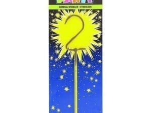 Number 2 Sparkler Birthday Party Supplies