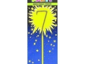 Number 7 Sparkler Birthday Party Supplies