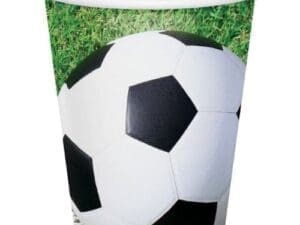 Party Creations Sports Fanatic Soccer, Hot/Cold Cups, 9 Oz, 8 Ct