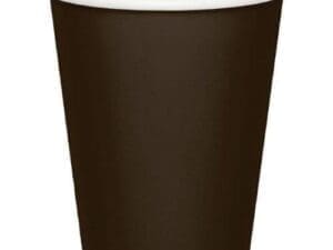 24ct Chocolate Brown Disposable Cups