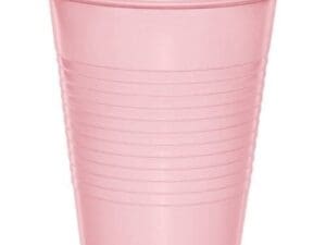Plastic Cups, 16 Oz, Pink, 20 Ct
