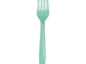 Fresh Mint Plastic Forks