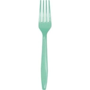 Fresh Mint Plastic Forks