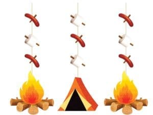 Camping Hanging Cutouts, 3 Pk