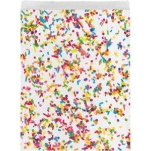 Confetti Sprinkles Paper Treat Bags, 10-Pack