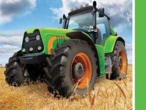 Tractor Time Beverage Napkins, 16-Pack