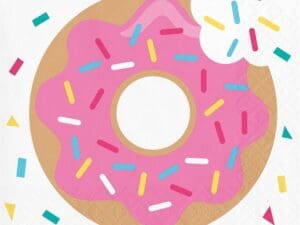 Donut Time Beverage Napkins (16 Count)