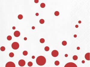 Sparkle and Shine Ruby Cocktail Beverage Napkins, 16 Pk