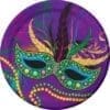 Mardi Gras Mask 7" Plates - Image 2