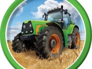 Tractor Time Dessert Plates, 8-Pack