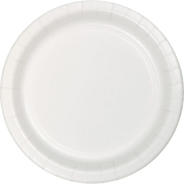 Paper Dessert Plates, White, 75/Pack (753272B),Size: Small