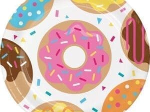 Donut Time 9" Lunch Plates (8 Count)