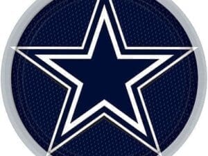 NFL Dallas Cowboys 9" Luncheon Plates (8 Pack)