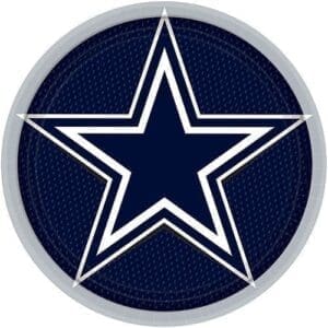 NFL Dallas Cowboys 9" Luncheon Plates (8 Pack)