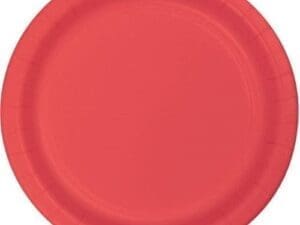 coral Dinner Plates, 9", 24pk