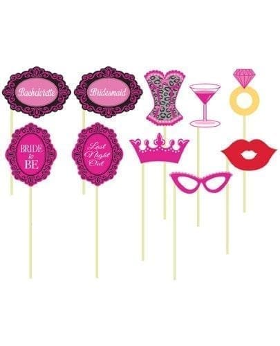10ct Bachelorette Party Photo Props