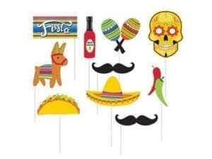 10ct Serape Photo Booth Props