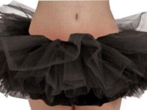 Black Adult Tutu Halloween Costume