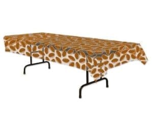 54"X108" Plastic Football Tablecover