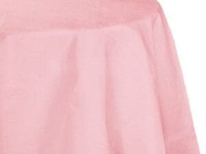 Classic Pink Octy Round Tablecloth, Each