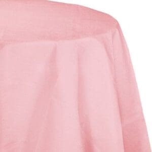 Classic Pink Octy Round Tablecloth, Each