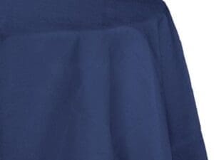 Round Table Cover, 82" navy blue