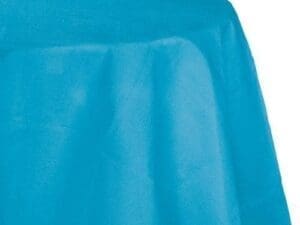 Turquoise Blue Octy Round Tablecloth Each