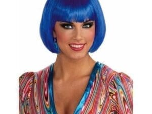 Blue Bob Wig