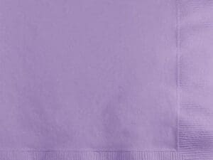 50/Pack Luscious Lavender Purple 2-Ply Beverage Napkin