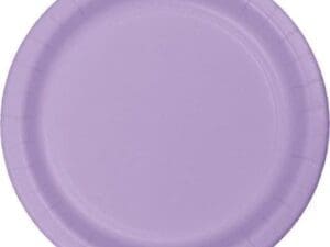 luscious lavender Dinner Plates, 9", 24pk