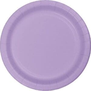 luscious lavender Dinner Plates, 9", 24pk