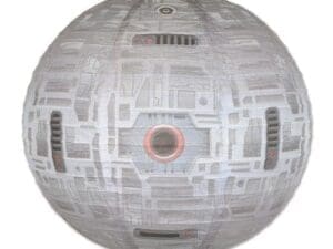 15.5" Hanging Decorative Space Station Paper Lantern
