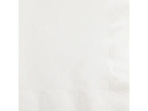 White Beverage Napkins, 200-Pack