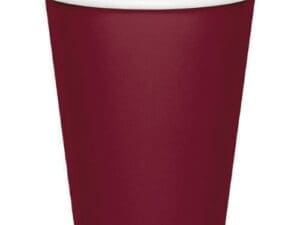 Hot/Cold Cups, 9 Oz, Burgundy, 24 Ct