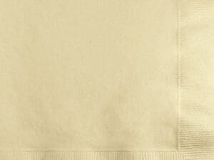 Beverage Napkins, 5" X 5", 50pk ivory