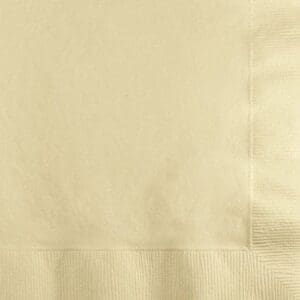 Beverage Napkins, 5" X 5", 50pk ivory